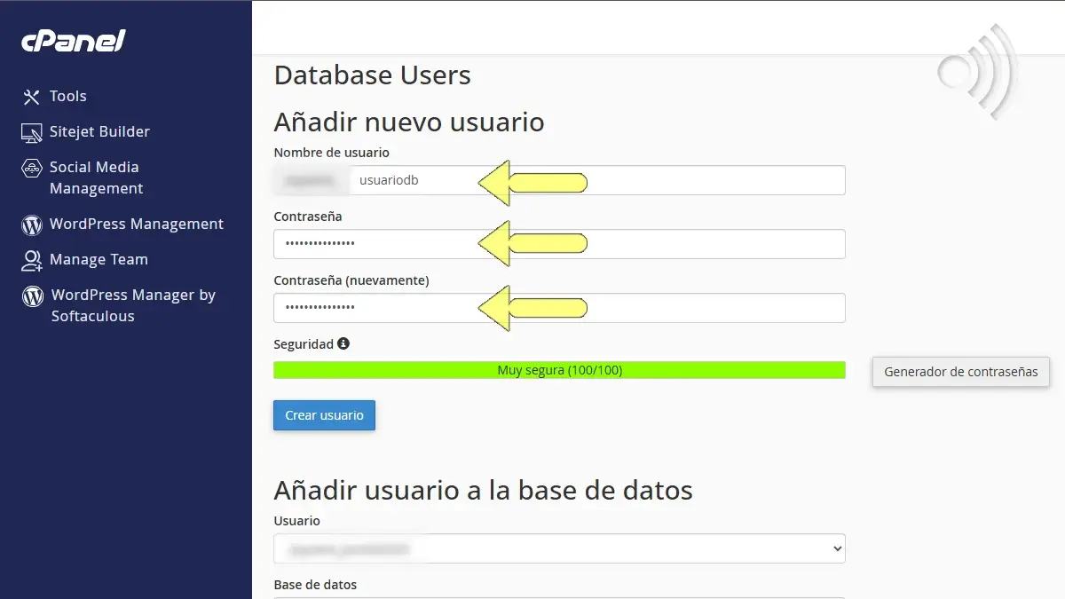 Crear Usuario y Contraseña Crear Usuario y Contraseña